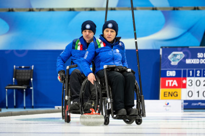 Curling in carrozzina, Mondiali di doppio misto: 3 vittorie e 1 sconfitta per...