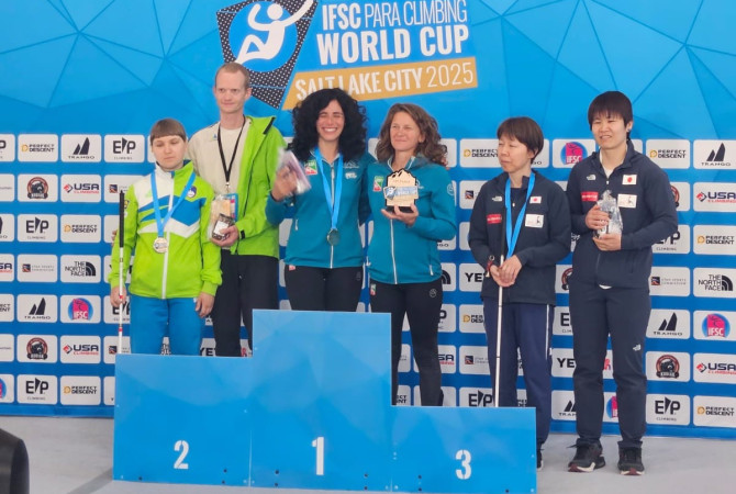 Arrampicata sportiva, Coppa del Mondo di Salt Lake City: 1 oro e 1 argento pe...