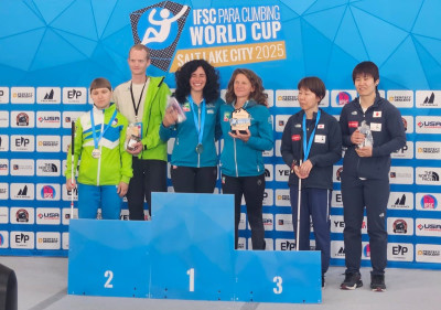 Arrampicata sportiva, Coppa del Mondo di Salt Lake City: 1 oro e 1 argento pe...