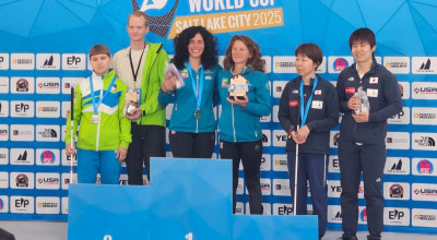 Arrampicata sportiva, Coppa del Mondo di Salt Lake City: 1 oro e 1 argento pe...