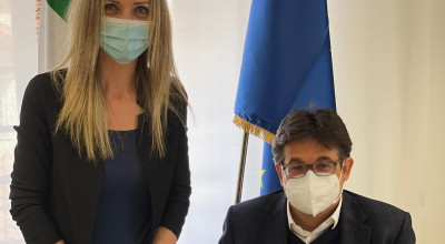 Incontro tra il Presidente Luca Pancalli e il Sottosegretario allo Sport Vale...