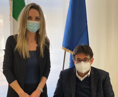 Incontro tra il Presidente Luca Pancalli e il Sottosegretario allo Sport Vale...