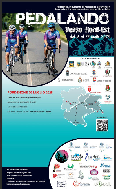 INIZIATIVA - A Pedalando Verso Nord Est il Comitato Regionale CIP Friuli Vene...