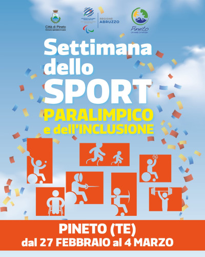 A PINETO TORNA LA SETTIMANA DELLO SPORT PARALIMPICO