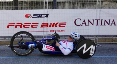 Francesca Porcellato ad Avezzanno per i campionati italiani di handbike