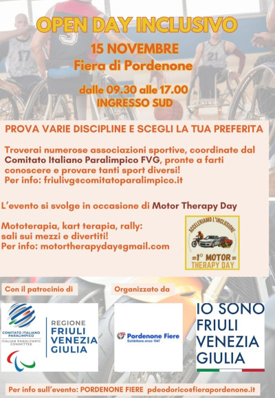 Grande successo alla Fiera di Pordenone per il primo Open Day Paralimpico al ...