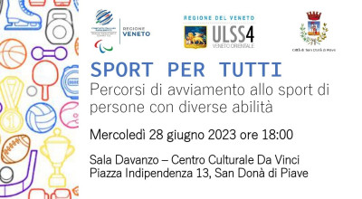 tavola rotonda “LO SPORT PER TUTTI”.