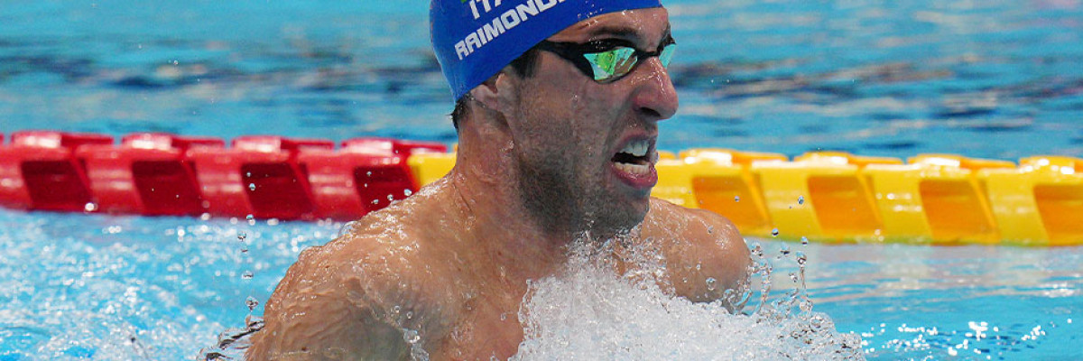 Stefano Raimondi in gara Stefano Raimondi in gara
