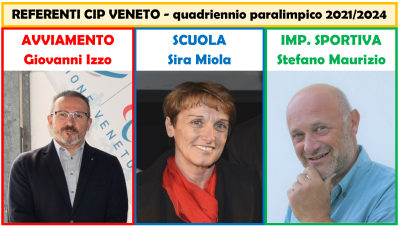 NOMINATI I REFERENTI REGIONALI CIP - QUADRIENNIO 2021/2024