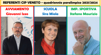 NOMINATI I REFERENTI REGIONALI CIP - QUADRIENNIO 2021/2024