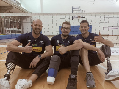 Ripani, Vallasciani e Crocetti della Scuola di pallavolo fermana Ripani, Vallasciani e Crocetti della Scuola di pallavolo fermana
