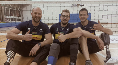 Ripani, Vallasciani e Crocetti della Scuola di pallavolo fermana