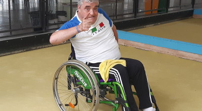 Roberto Fondi, il bocciofilo paralimpico che non molla mai