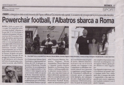 Powerchair - Ass. Albatrs Sbarca a Roma