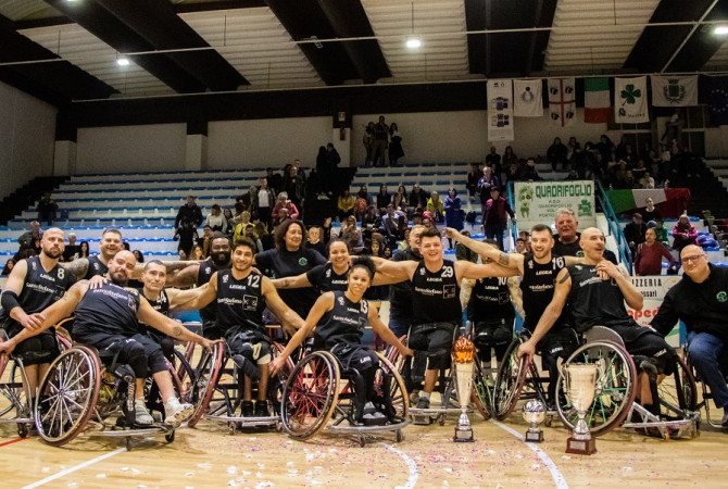 Basket in carrozzina: il S.Stefano vince la Coppa Italia 2023