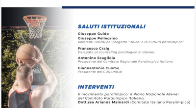 UNICAL E LA CULTURA PARALIMPICA