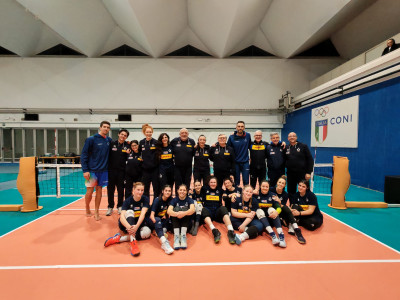 Sitting volley: Nicolai e Dal Corso con la Nazionale B