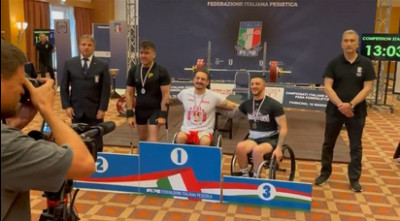 PESISTICA - Salvatore Modica si avvolge del Tricolore