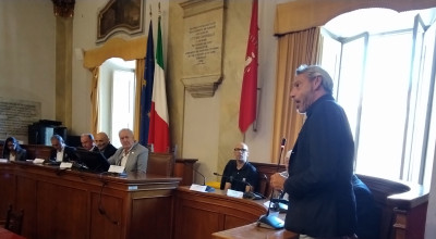 Luca Savoiardi al 40ennale di USSI Marche