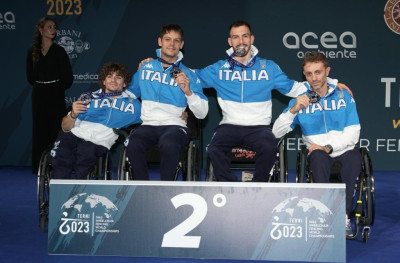 Scherma, Mondiali di Terni: argento per la squadra di fioretto maschile