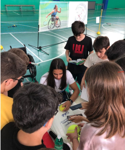 Promozione cultura Paralimpica: l'azzurra Giulia Valdo