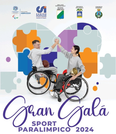 Tutto pronto per il GRAN GALA' DELLO SPORT PARALIMPICO 2024 ed il Trofeo Nazi...