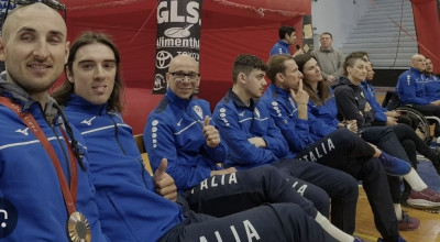 Michele Pittacolo si allena con il paraciclismo azzurro in vista dei Campiona...