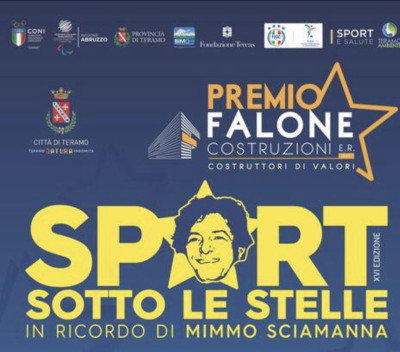 Sport sotto le stelle 2025 in ricordo di Mimmo Sciamanna a Teramo