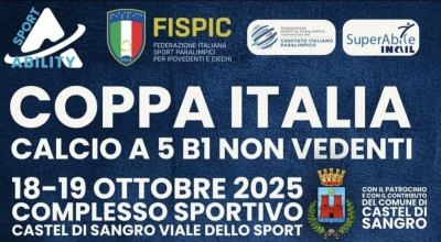 Fase finale di Coppa Italia FISPIC di Calcio a 5 B1 in Abruzzo