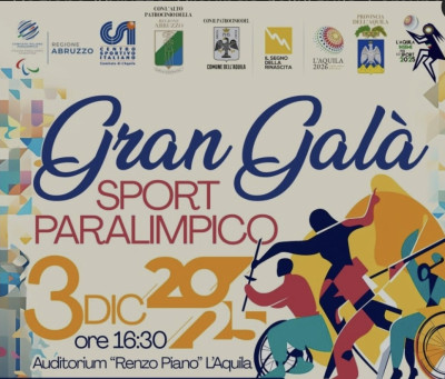 Gran Galà dello Sport Paralimpico 2025 a L'Aquila