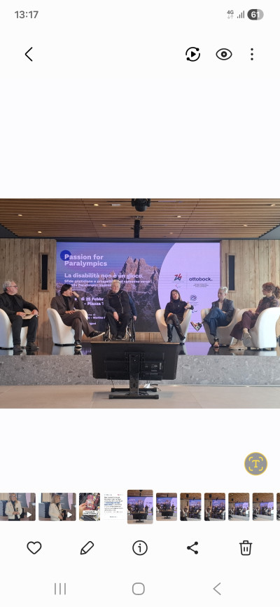 'La disabilità non è un gioco' il talk Ottobock - CIP a Torre A...