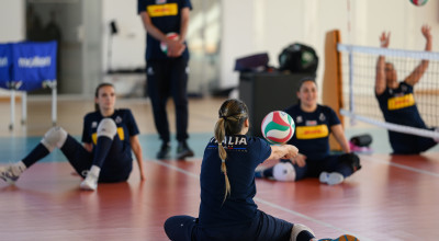 Sitting volley: la Nazionale di Ribeiro a Milano prima della partenza per Parigi