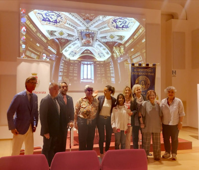 Nina Venturini insieme a Valentina Vezzali al convegno 'Scherma senza limiti:...