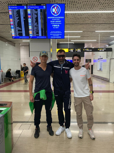 MARATONA DI NEW YORK - Stefano Miolo al via della cinquantaquattresima edizione