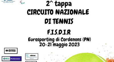 TENNIS - Seconda Tappa Circuito Nazionale FISDIR