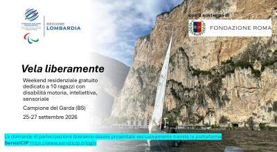 Campus residenziale gratuito per 10 partecipanti - Vela LiberaMente