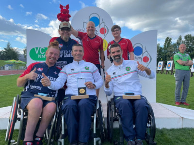 TIRO CON L'ARCO  -  Giuseppe Verzini è Medaglia d'Oro a squadre in Cop...