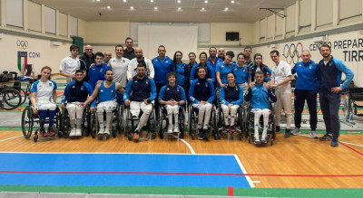 Scherma, la Nazionale Paralimpica in ritiro a Tirrenia