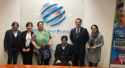 Il CIP incontra una delegazione del gruppo monitoraggio antidoping del Consig...