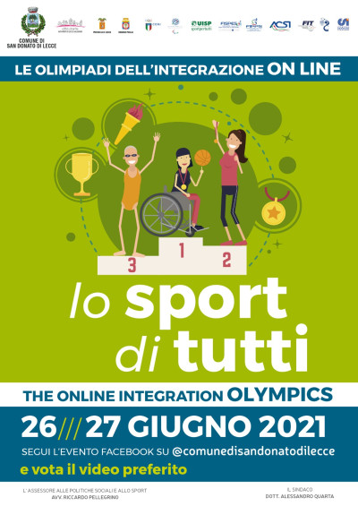 Lo Sport di Tutti - Le Olimpiadi dell'integrazione on line 2021