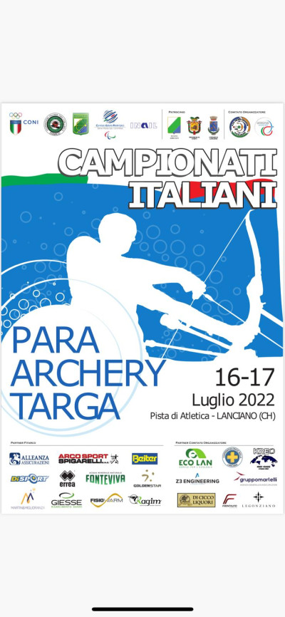 Due giorni di Campionati Italiani Targa Para Archery a Lanciano