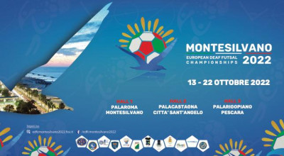 Dal 13 al 22 ottobre gli Europei di Futsal Sordi a Montesilvano