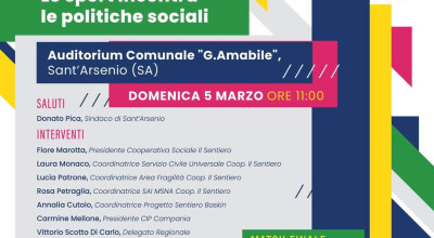 Baskin meeting, lo sport incontra le politiche sociali, Sant'Arsenio (Sa) 5 m...