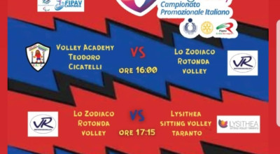 Sitting Volley - Rotary Cup, Palatusciano Olevano sul Tusciano (Sa), 12 marzo...