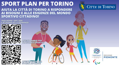 Sport Plan per Torino: aiuta il Comune a rispondere ai bisogni del mondo spor...