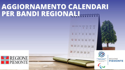 Aggiornamento calendari per bandi regionali
