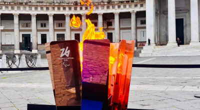 Napoli ha abbracciato la Fiamma Paralimpica