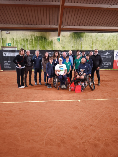 WHEELCHAIR TENNIS - Il Presidente del CIP Friuli Venezia Giulia si congratula...