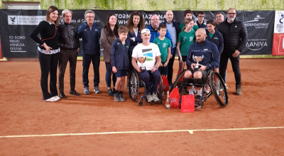 WHEELCHAIR TENNIS - Il Presidente del CIP Friuli Venezia Giulia si congratula...