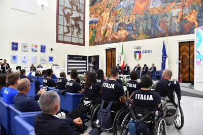 Giochi Paralimpici Parigi 2024: presentata la squadra italiana di tiro con l&...